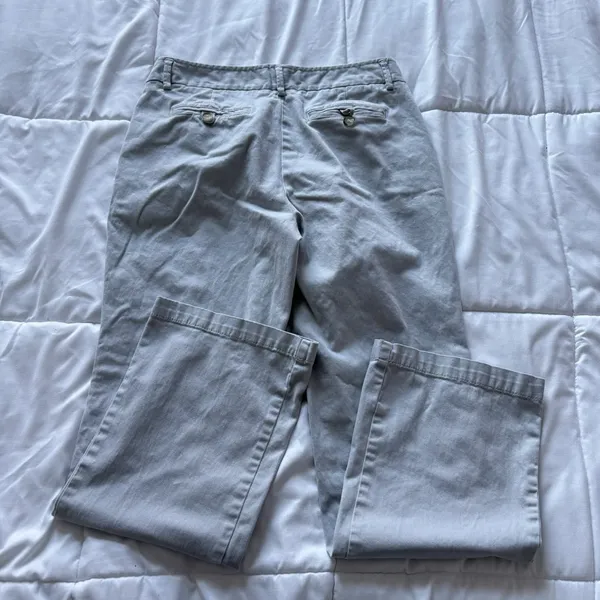 Gap‎ Aubrey Jeans Womens 6A Stretch Wide Leg Gray Jeans Cotton Office Business - Image 8