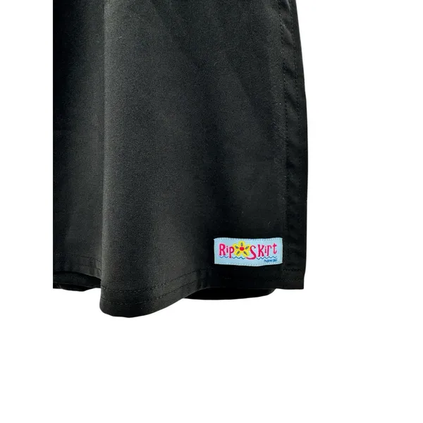 RipSkirt Hawaii‎ Wrap Skirt XL Black A-Line Cover Up Quick Dry Travel Beachwear - Image 2