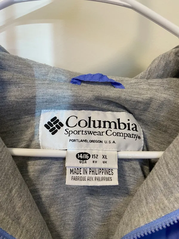 Columbia NWOT | vintage blue women’s rain jacket — size 14/16 - Image 4