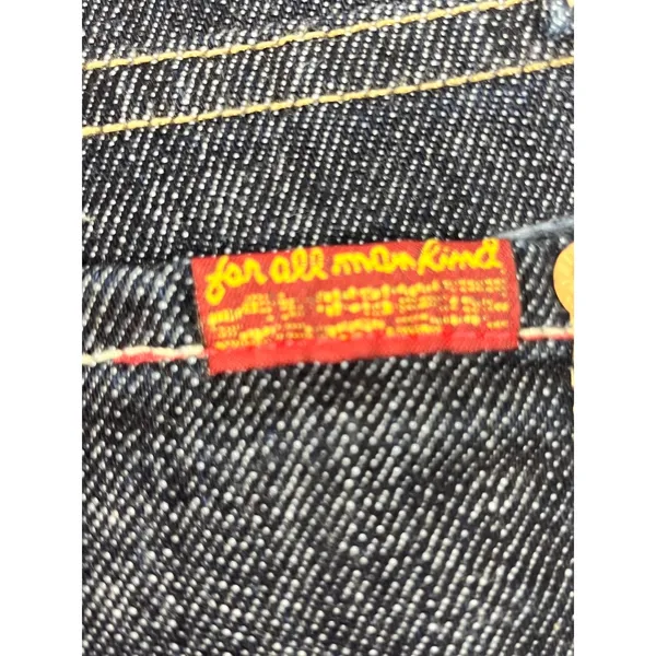 7 For‎ All Mankind Roxanne Slim Straight Leg Jeans Women 27 Dark Indigo USA Chic - Image 8