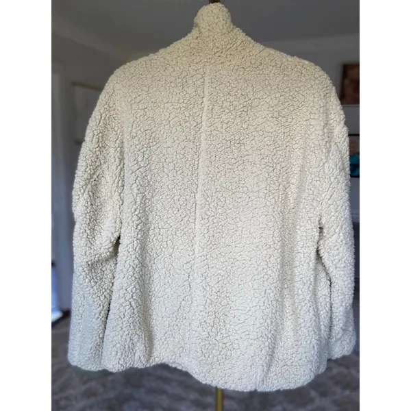 Kori Fleece Sherpa Jacket Reversible Buttery Soft Ski Snow Bunny‎ Winter Cozy S - Image 3