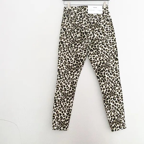 NWT FRAME Ali Leopard Print High Waist Skinny Jean - Image 8
