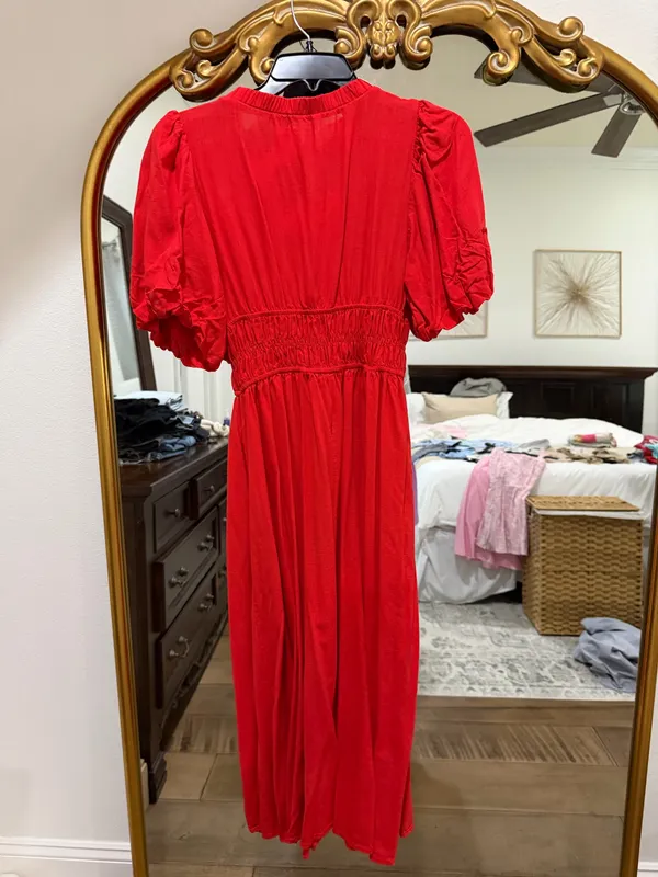 Red maxi dress - Image 3
