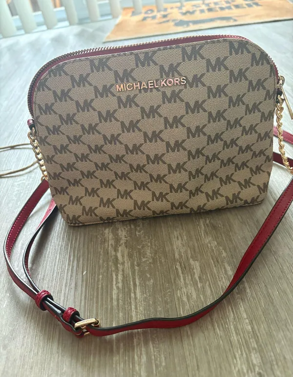 Michael Kors Purse Crossbody Red - Image 2