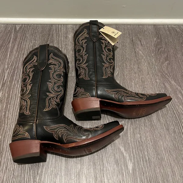 Ariat Hazen Ancient Black Western Boots - Image 3