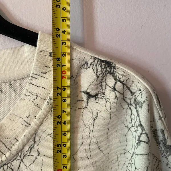 Lululemon Perfectly Oversized Crew White Black Pullover Sweatshirt 8 / Medium - Image 9