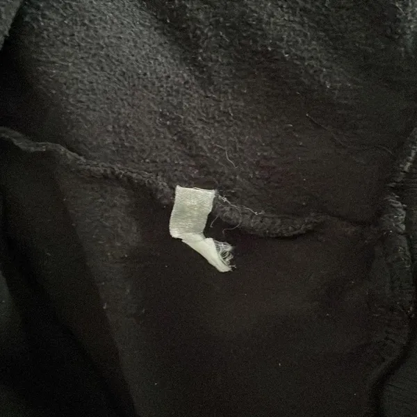 Used / Worn Simple Black Urban Outfitters Black Hoodie - Image 6
