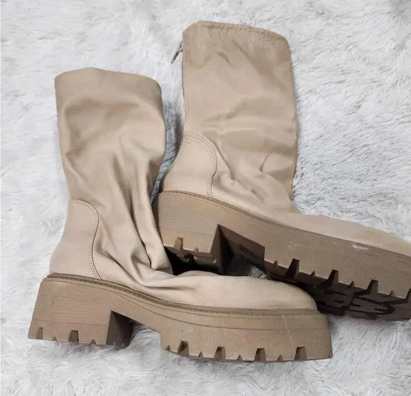 Free People Emma Ruched Boots Size 38. Sh4 - Image 5