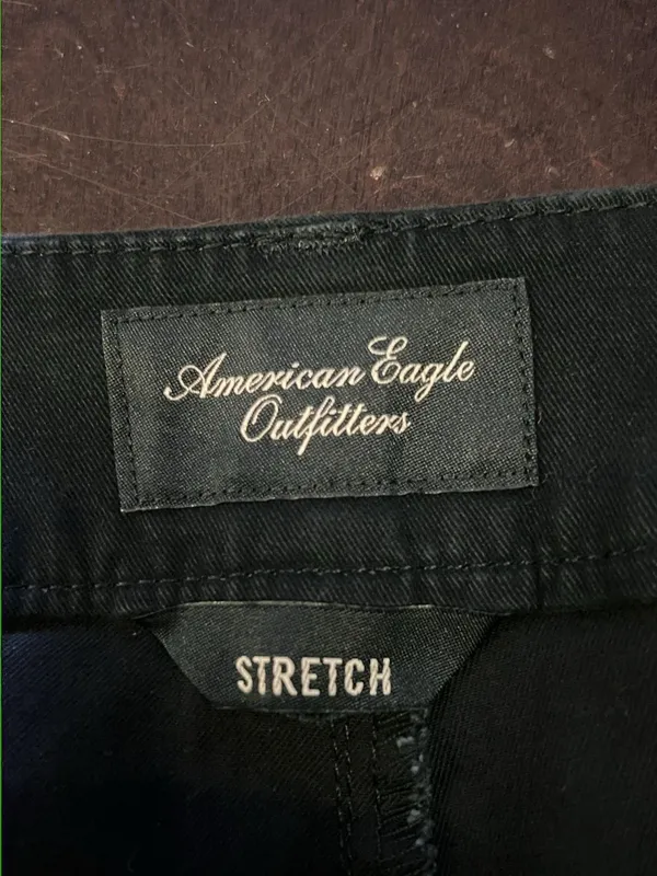 American Eagle Outfitters Pants Womens 16 Long Blue Chino Straight Leg Stretch - Image 7