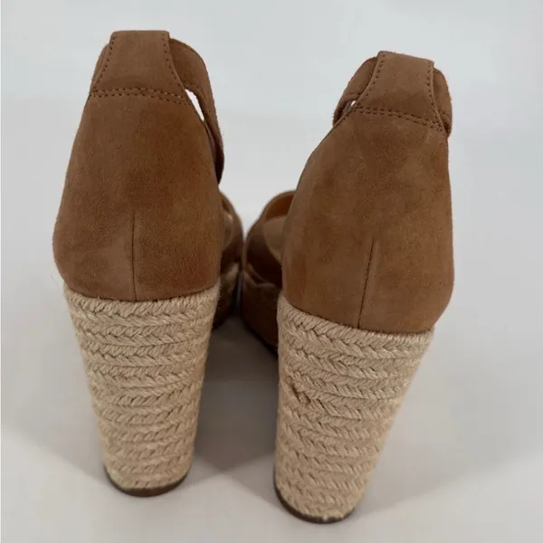 Lisa Vicky Wedge Sandals Tan Size 8 - Image 3