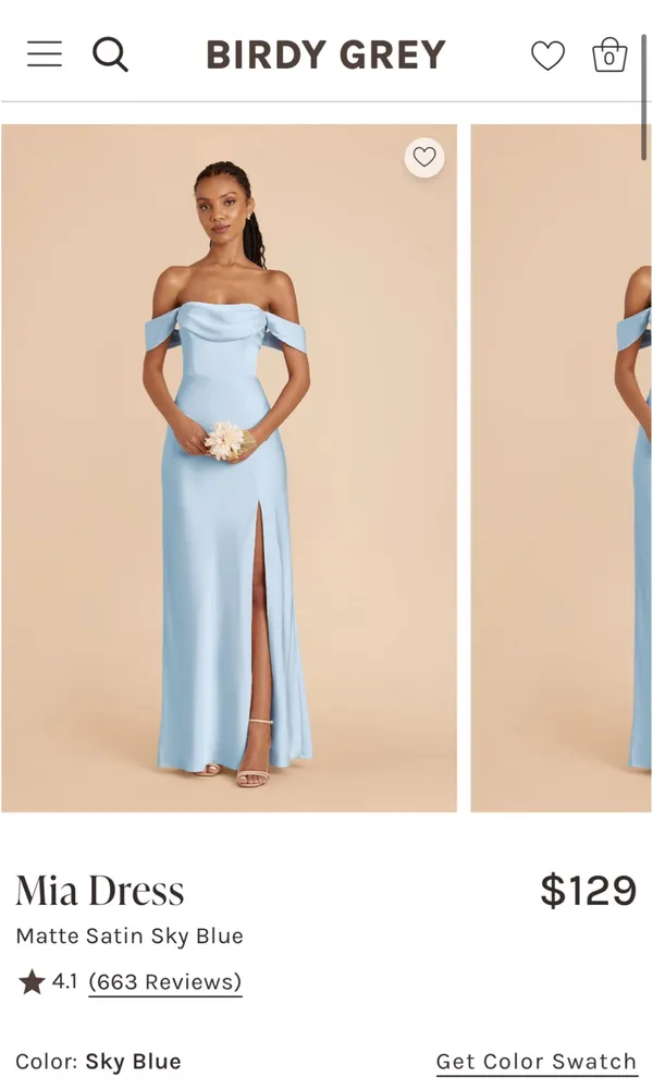 Birdy Grey Mia Dress Sky Blur - Image 2