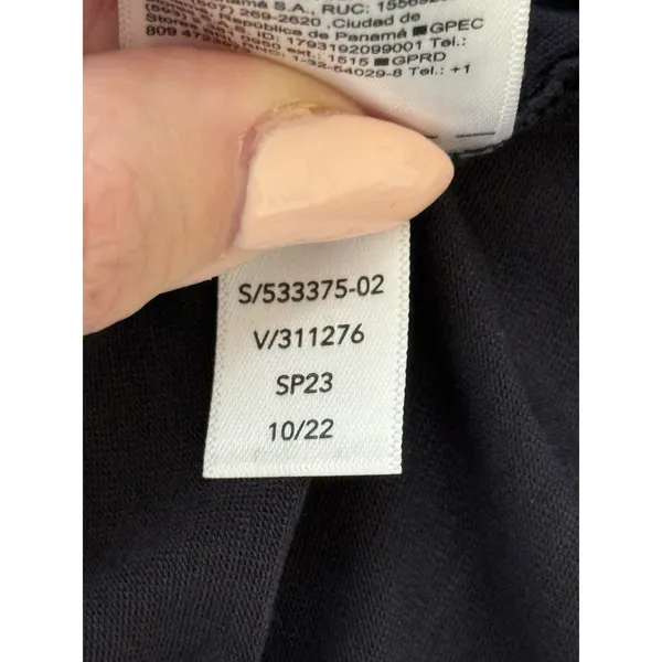 Athleta Air Out Cinch‎ Tank Top Womens Medium Black Activewear Lounge Yoga Tunic - Image 7