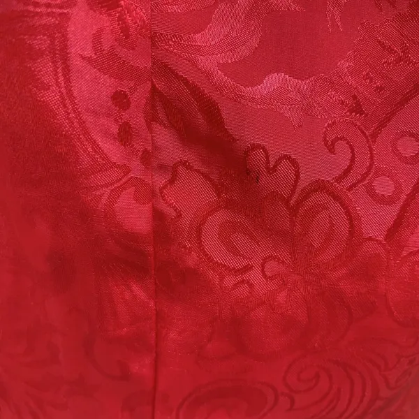 Victoria's Secret VTG 90's Pajama Top Sz PS Gold‎ Label Red Button Down Collar - Image 6