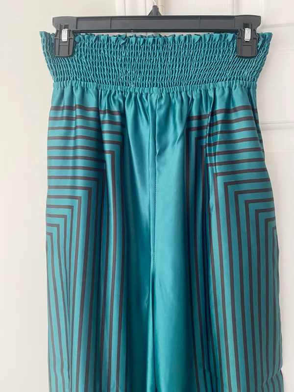 Anthropologie Hutch Geometric Wide Leg Pants, Size S - Image 3