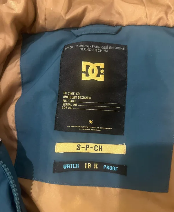 DC Ski Jacket Blue - Image 8