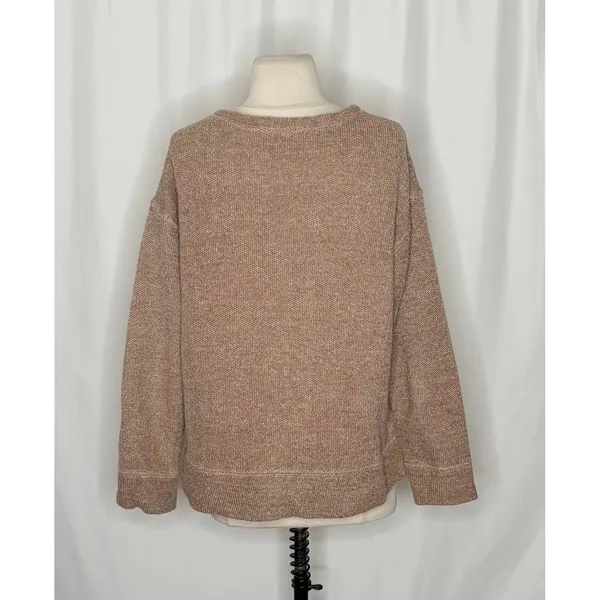 Anthropologie CP SHADES Pam Cotton Wool Sweatshirt Sweater Brown XS Made USA - Image 7