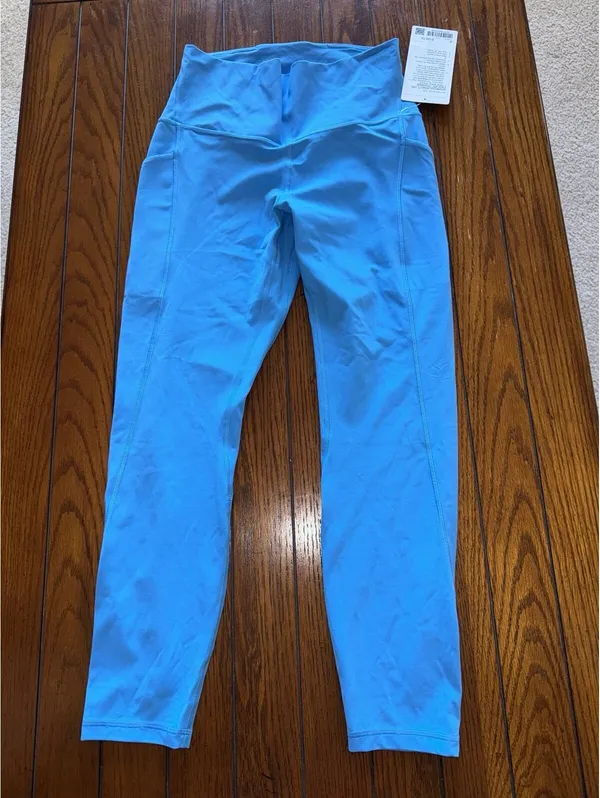 Lululemon Align With Pockets High Rise 25” Ocean Wave Size 8 NWT - Image 3