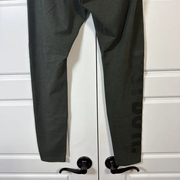 Nike Leggings Womens Large Green Sportswear Leg-A-See Logo 905115-383 - Image 9