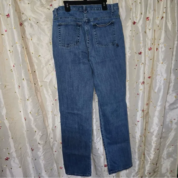 Women’s full‎ blue jeans sz 12 long - Image 2