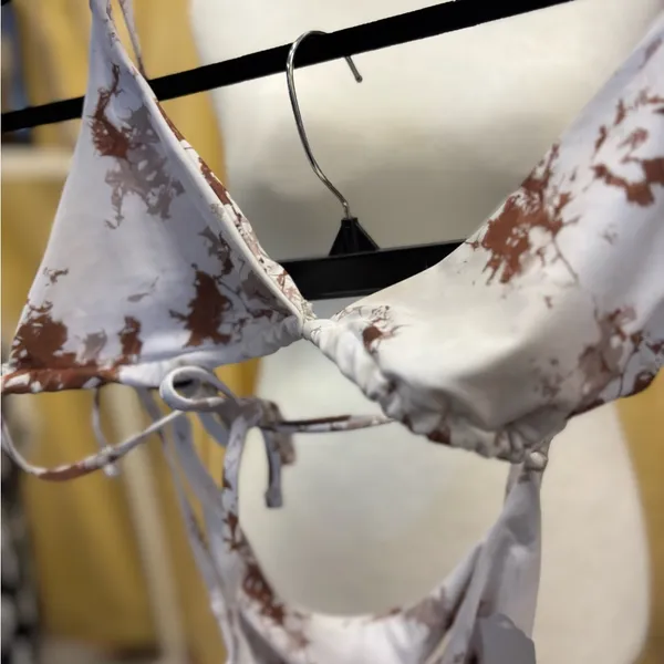 Zaful White and Brown Bikini‎ Set - Image 7