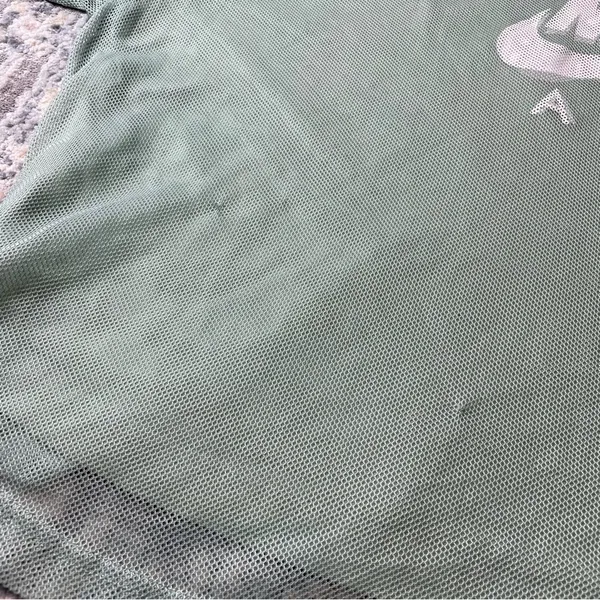 Nike Sage Green Mesh T-Shirt - Image 4
