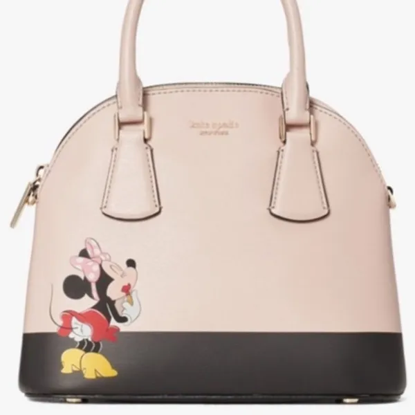 Kate Spade Minnie Mouse Mini Dome Pink Crossbody - Image 6