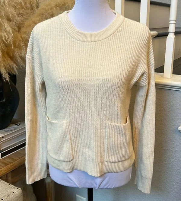 Madewell Patch Pocket Pullover Sweater Size XS - Image 5