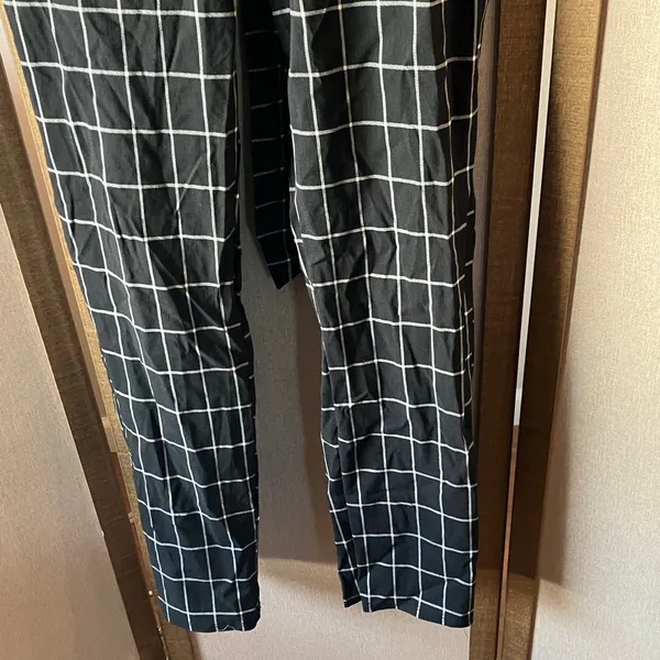 Rainbow Sandals FINAL MARKDOWN Black and White Checkered slacks xl - Image 11
