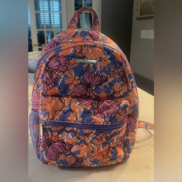 New Betsey Johnson Butterfly Quilted Backpack with Wristlet Set - Image 15