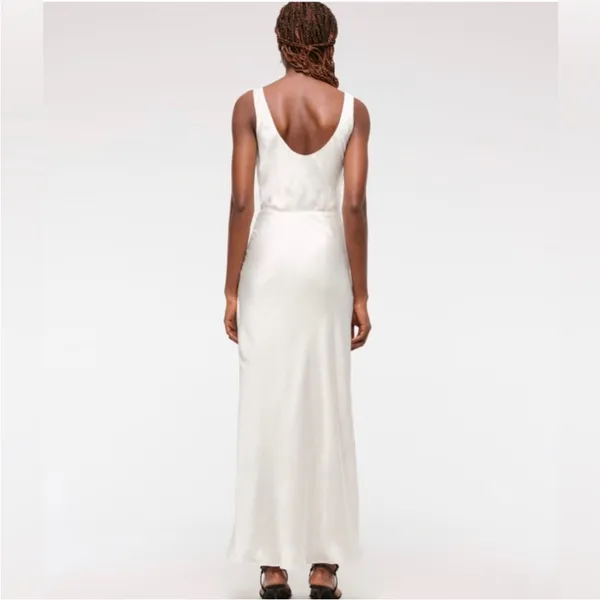 NWT Abercrombie & Fitch Cowl Neck Draped Maxi Dress Sz S - Image 2