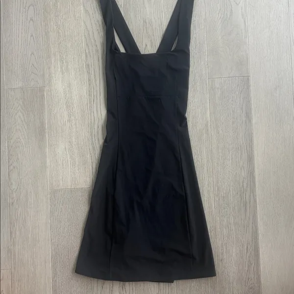 Outdoor Voices Black Cross Back Dress New NWT Size Large - Image 7