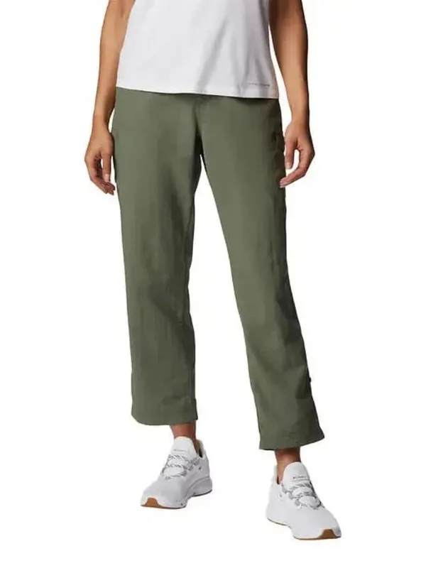 NWT Columbia Womens Size Large Tan Woodland Hills UPF 30 Roll Up Cargo Pants NEW - Image 2