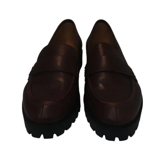 Brown Nine West sz 9 loafers - Image 2