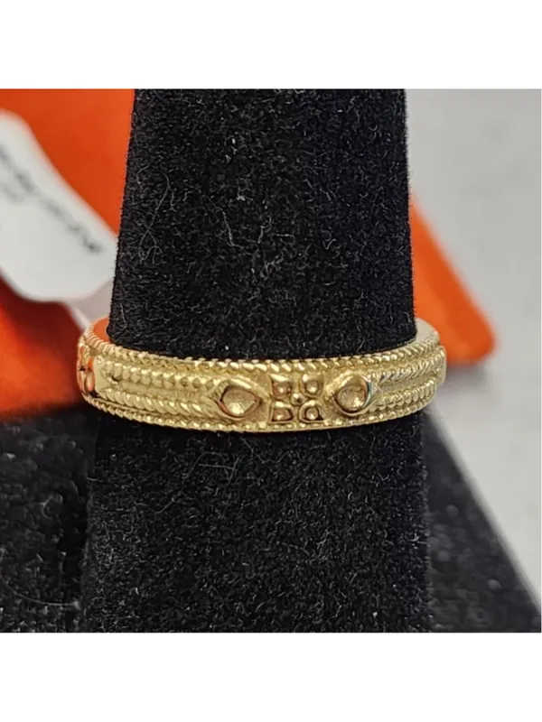 Hey Harper 14K Gold Plated Alex Essential Ring sz 7 - Image 2