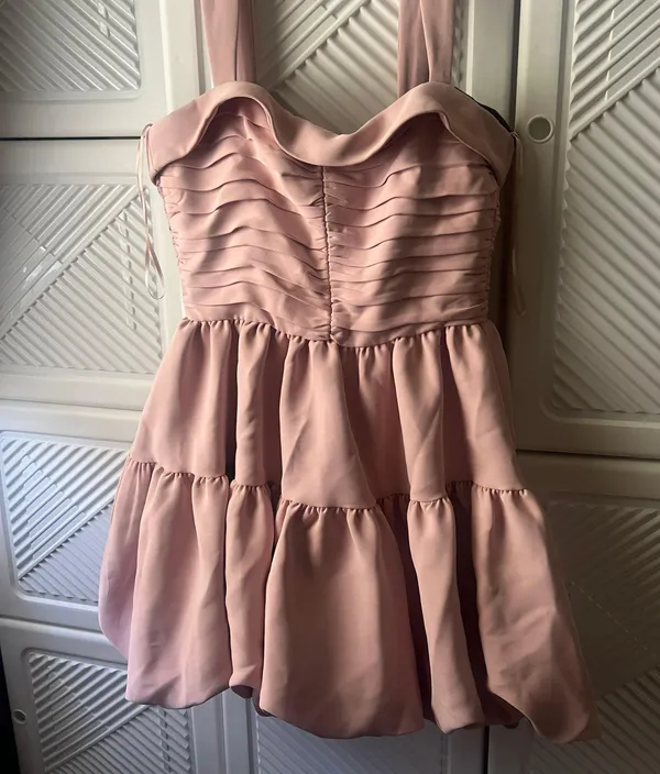ZARA Draped Balloon Mini Dress - Image 8