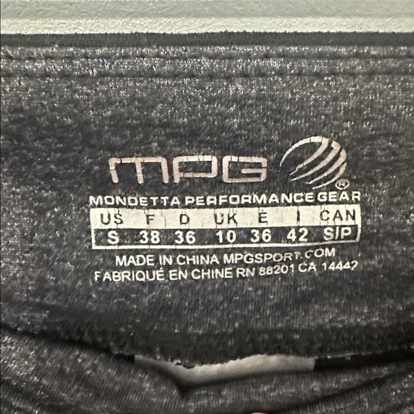 MPG Women Yoga Pants Black Performance Bootcut Leggings Small - Image 4