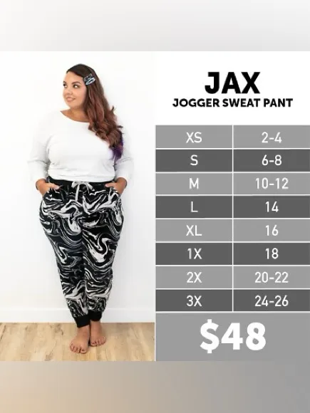 LuLaRoe Jax Black Joggers - Image 5