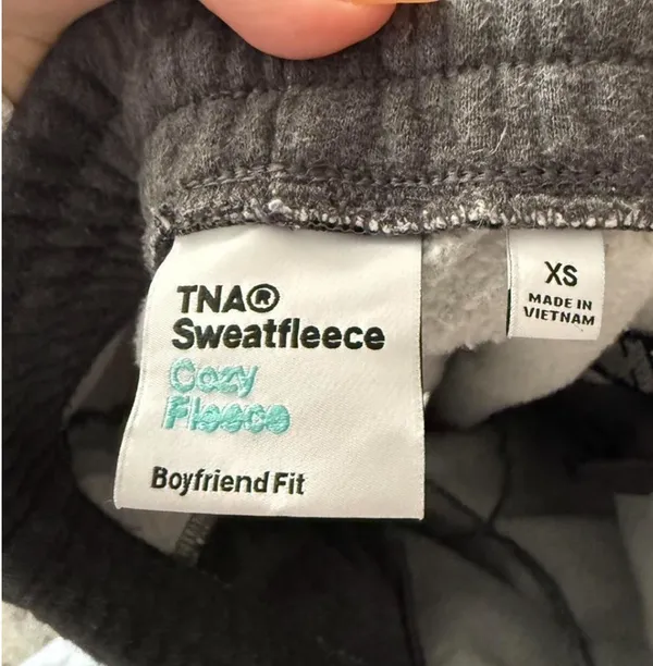 TNA Sweatfleece Aritzia Cozy Fleece Boyfriend Sweatpants - Image 2