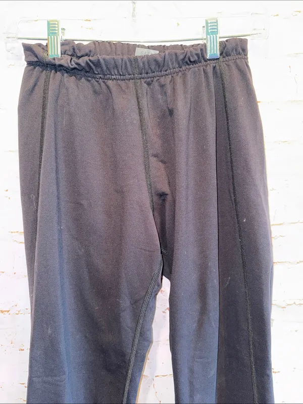 REI Black womens M Joggers Reflective elastic waist zip pocket running warm - Image 3