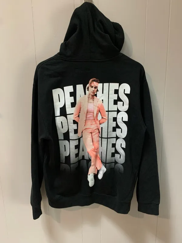 Justin Bieber Peaches Hoodie Sweatshirt Official Justice Merch Medium - Image 2