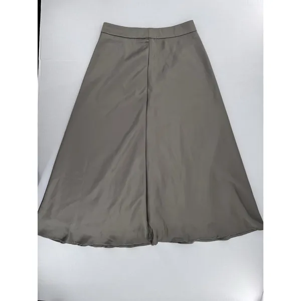 SheIn Dazy Skirt Sz M High Waist Midi Modest Satin Minimalist Capsule Wardrobe - Image 2