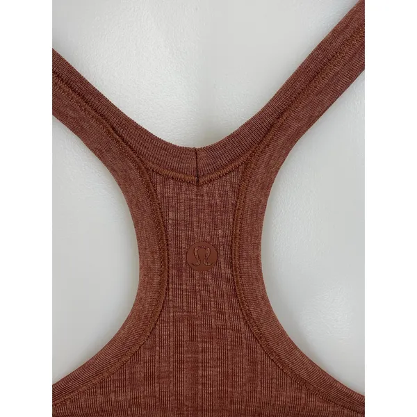 Lululemon Brown Sleeveless Scoop Neck Yoga Athletic Activewear Cami Tank Top 4 - Image 5