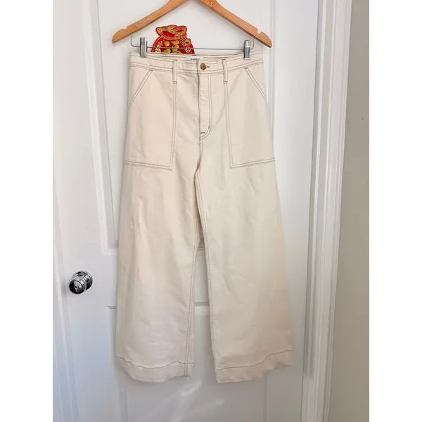 Pistola Penny Utility High-Rise‎ Wide-Leg Jeans Size 28" - Image 5