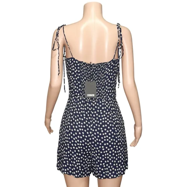 REFORMATION Cammie Romper, Flores, 12 (US) - Image 5
