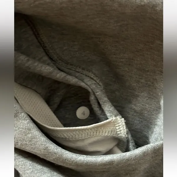 Lululemon Women’s Asymmetrical‎ Scuba Full Zip Jacket Gray Size 4 - Image 6