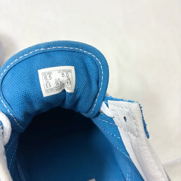 Vans Suede Old skool flame shoes flat Mediterranian‎ Blue Size M 6.5 / W 8 - Image 13