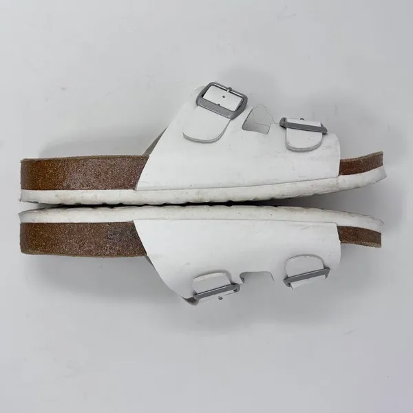 Cushionaire Lane White Leather Sandals - Size 10M - Gently Used, with Box - Image 7