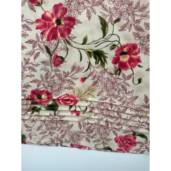 Vintage Sag Harbor Maxi Dress 12 Floral Tie Back Cottagecore 90s Modest Flowy - Image 3