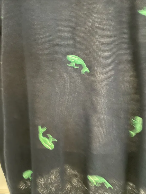 J. Crew Navy Sweater with Green Whale‎ Accent - Image 2