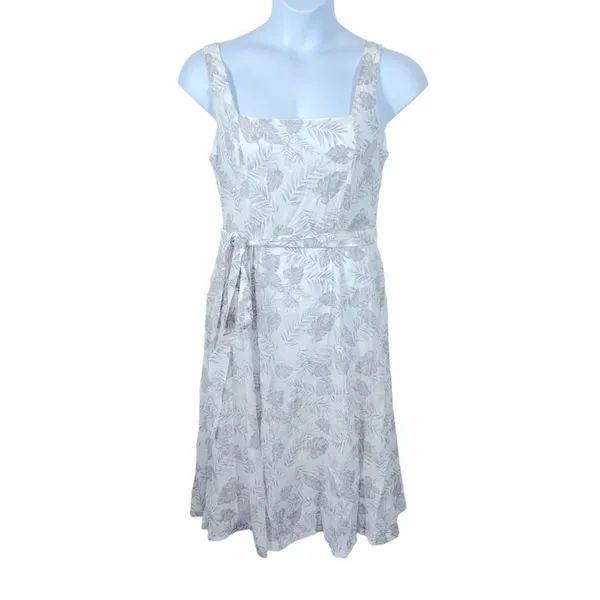 Anthropologie Aakaa NWT Floral Midi Dress Large Fit & Flare Garden Party - Image 5